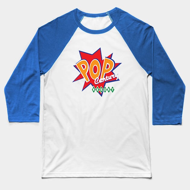 Pop Century Resort II Baseball T-Shirt by Lunamis